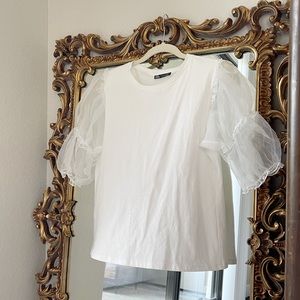 Zara Tulle Blouse